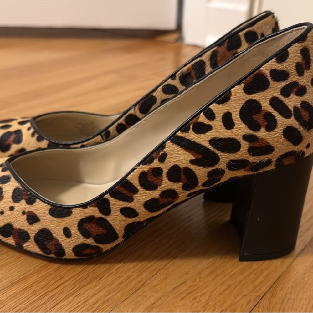 Marc Fisher Animal Print Block Heels